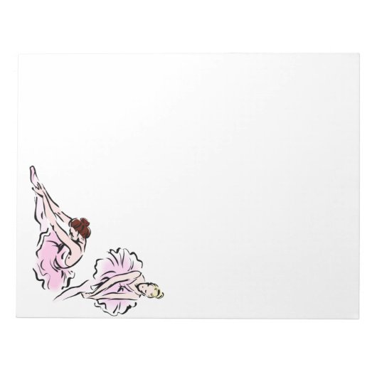 Ballerinas Notizblock (Vorderseite)