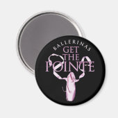 Ballerinas: Pointe Magnet (Vorderseite/Rückseite)