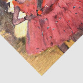 Ballerinas - Rosa Tänzer, Kunst von Degas Seidenpapier (Ausschnitt)