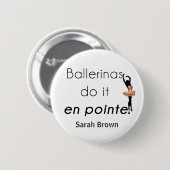 Ballerinas so! button (Vorne & Hinten)
