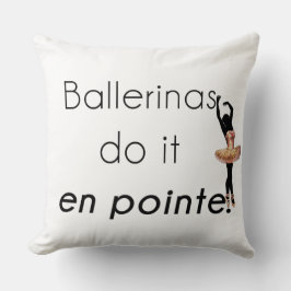 Ballerinas so! kissen