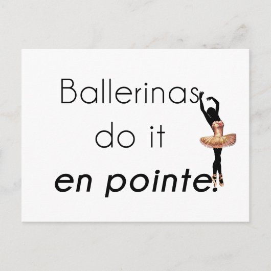 Ballerinas so! postkarte (Vorderseite)