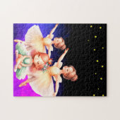 Ballerinas Tanz hinter der Prinzessin Puzzle (Horizontal)