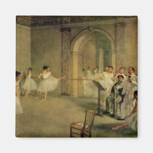 Ballerinas von Edgar Degas Magnet (Vorne)