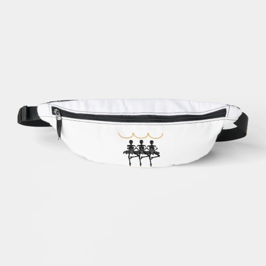 Ballerinas zu Halloween Bauchtasche (Vorderseite)