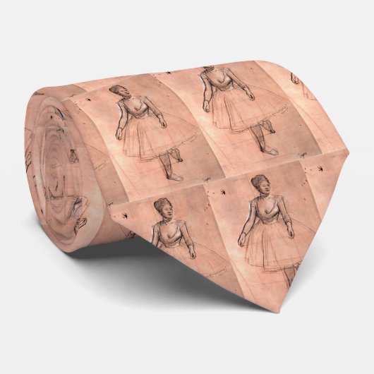 Ballerinaskizze durch Degas hübsche Krawatte (Gerollt)