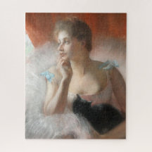 Ballerine avec un Chat Pierre Carrier-Belleuse