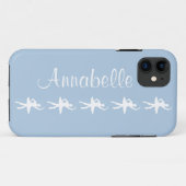Ballerinen auf blauem iPhone 5 Kasten Case-Mate iPhone Hülle (Rückseite (Horizontal))