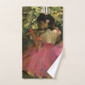 Ballerinen im Rosa durch Edgar Degas Badhandtuch Set (Handtuch)