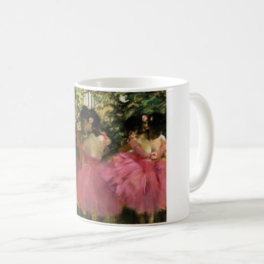 Ballerinen im Rosa durch Edgar Degas Kaffeetasse (VorderseiteRechts)