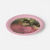 Ballerinen im Rosa durch Edgar Degas Pappteller (Schrägansicht)