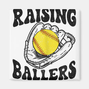 Ballers Softball Mama Baseball Mama Mütter Tagesge Magnet