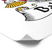 Ballesteros-Familienwappen Poster (Ecke)