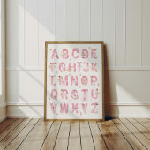 Ballet Alphabet ABC Poster Kids Room Decor