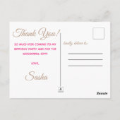 Ballet Animals AquaBallet Animals AquaBallet Aqua Postkarte (Rückseite)