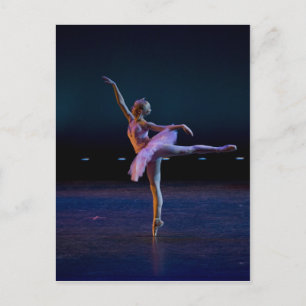 Ballet Arabesque Postkarte