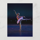Ballet Arabesque Postkarte (Vorderseite)