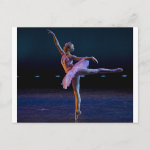 Ballet Arabesque Postkarte