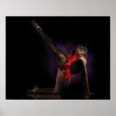 Ballet Art Abstrakt Poster (Vorne)