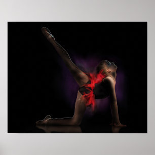 Ballet Art Abstrakt Poster