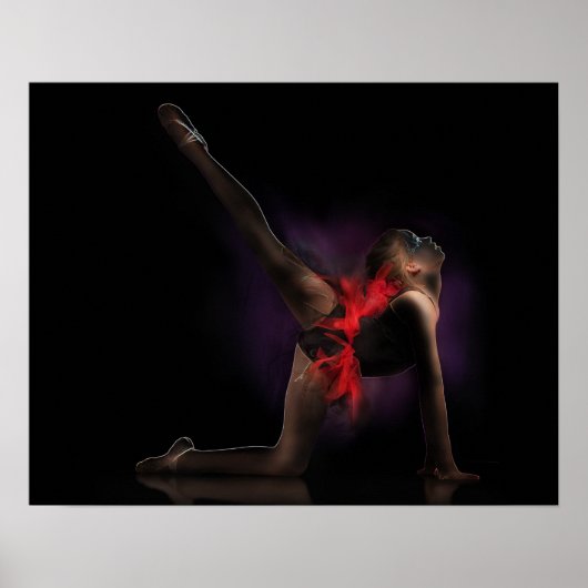 Ballet Art Abstrakt Poster (Vorne)