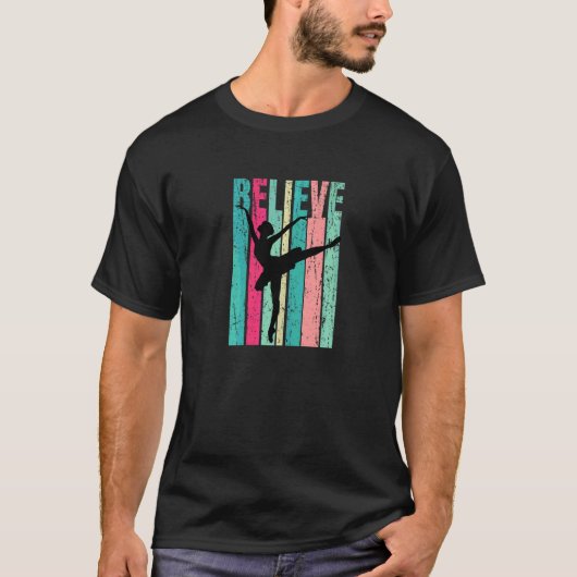 Ballet Ballerina Dancer Tutu Pointe T T-Shirt (Vorderseite)