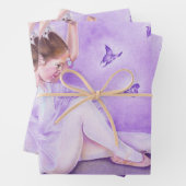 Ballet Ballerina Packpapier Geschenkpapier Set (Beispiel)