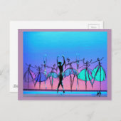 Ballet Beauty Postkarte (Vorne/Hinten)