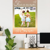Ballet Best Friends Dance Quote & Foto Poster (Heimbüro)