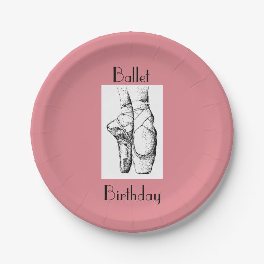 Ballet Birthday Paper Teller (Vorderseite)