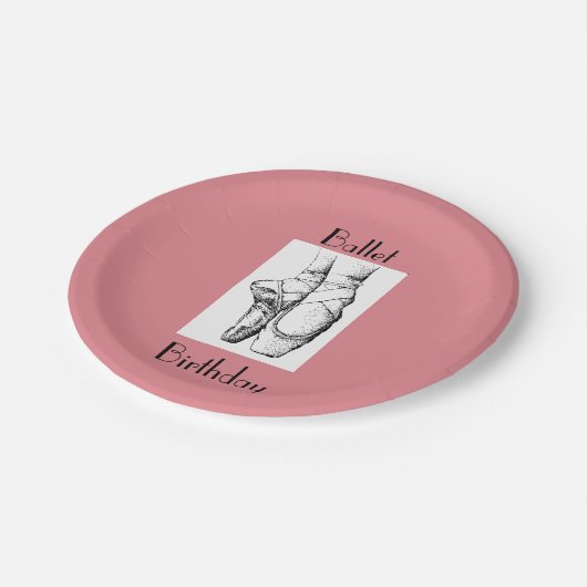 Ballet Birthday Paper Teller (Schrägansicht)