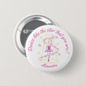 Ballet & Bunting - I Liebe Ballet Abzeichen Button (Vorne & Hinten)