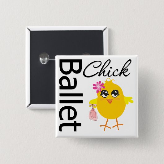 Ballet Chick Button (Vorne & Hinten)