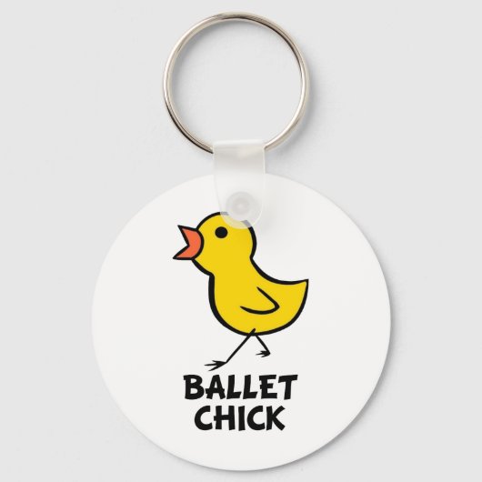 Ballet Chick Schlüsselanhänger (Vorderseite)
