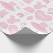 Ballet Clothes Umschlagpapier - weißer Hintergrund Geschenkpapier (Ecke)