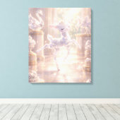 Ballet Crystal Deer Canvas Print Leinwanddruck (Insitu (Holzboden))