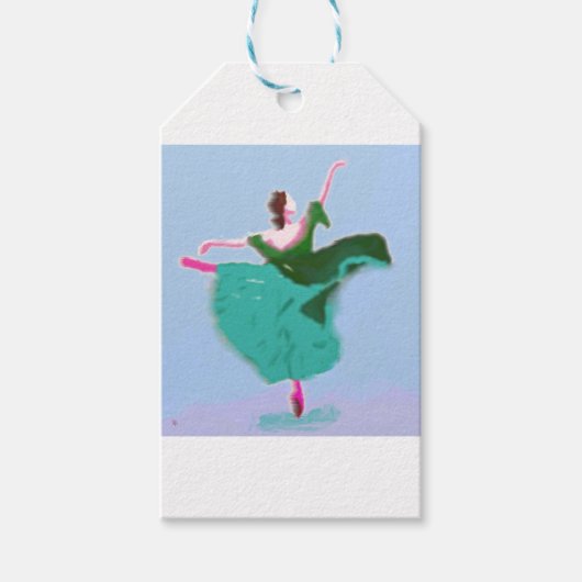 Ballet Dance Art Geschenkanhänger (Vorderseite)