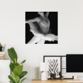 Ballet - Dance - Ballerina 9 - Black & White Poster (Heimbüro)