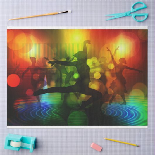 Ballet Dance Bühne Decoupage Seidenpapier (Basteln)