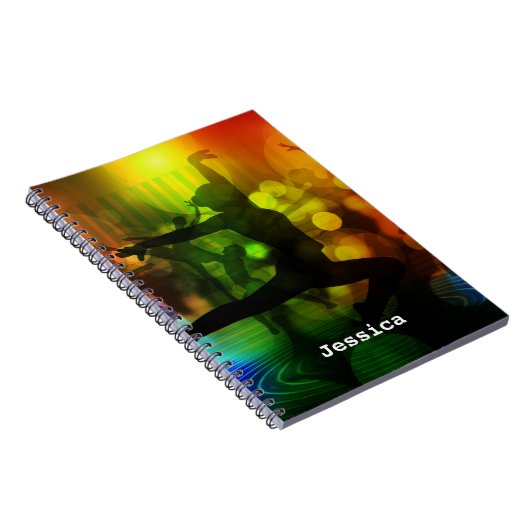 Ballet Dance Bühne Personalisiert Notizblock (Rechte Seite)