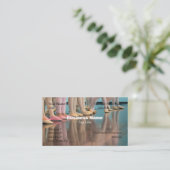Ballet Dance Business Card - HAMbyWG Visitenkarte (Stehend Vorderseite)