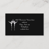 Ballet Dance Business Cards chic Visitenkarte (Rückseite)