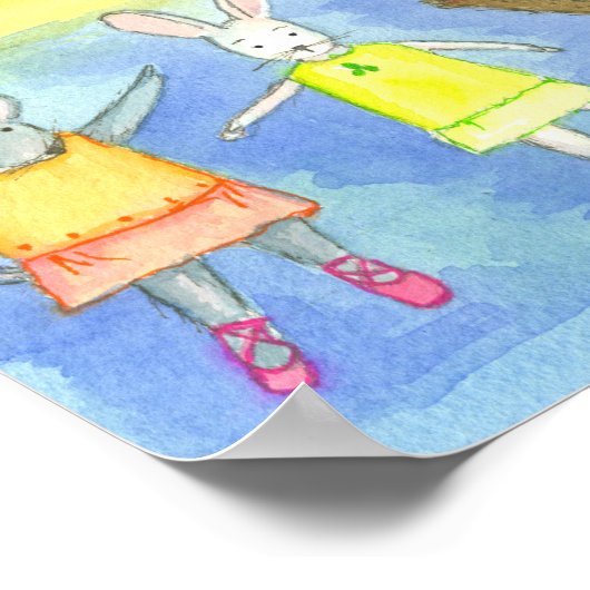 Ballet Dance Class Animes Poster (Ecke)