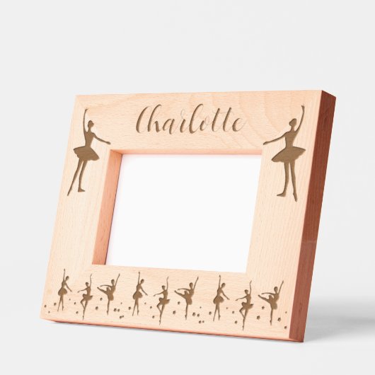 Ballet Dance Design Etted Picture Frame Geätzte Rahmen (Links)