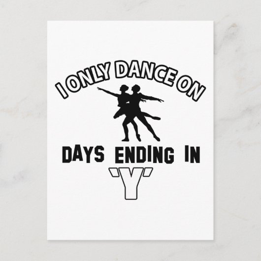 Ballet Dance Designs Postkarte (Vorderseite)