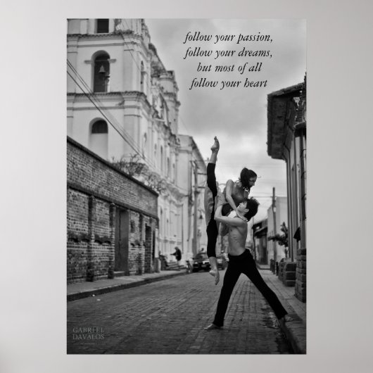 Ballet Dance Poster von Gabriel Davalos (Vorne)