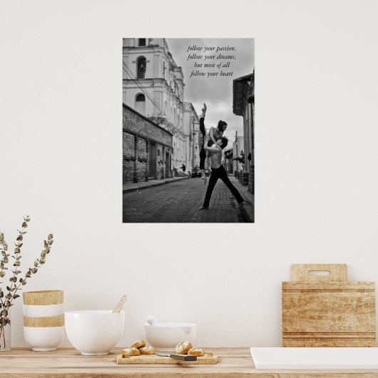 Ballet Dance Poster von Gabriel Davalos (Küche)