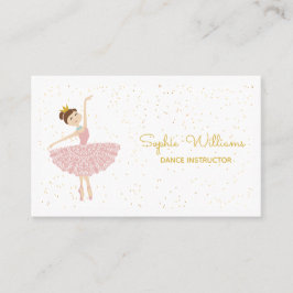 Ballet Dance School Business Card Visitenkarte