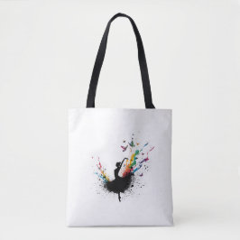 Ballet Dance Sports Tote Bag - Elegantes aktives W Tasche