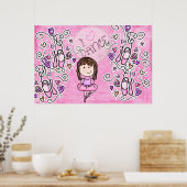 Ballet dance Wall Mural Poster Giro del Malcantone (Küche)